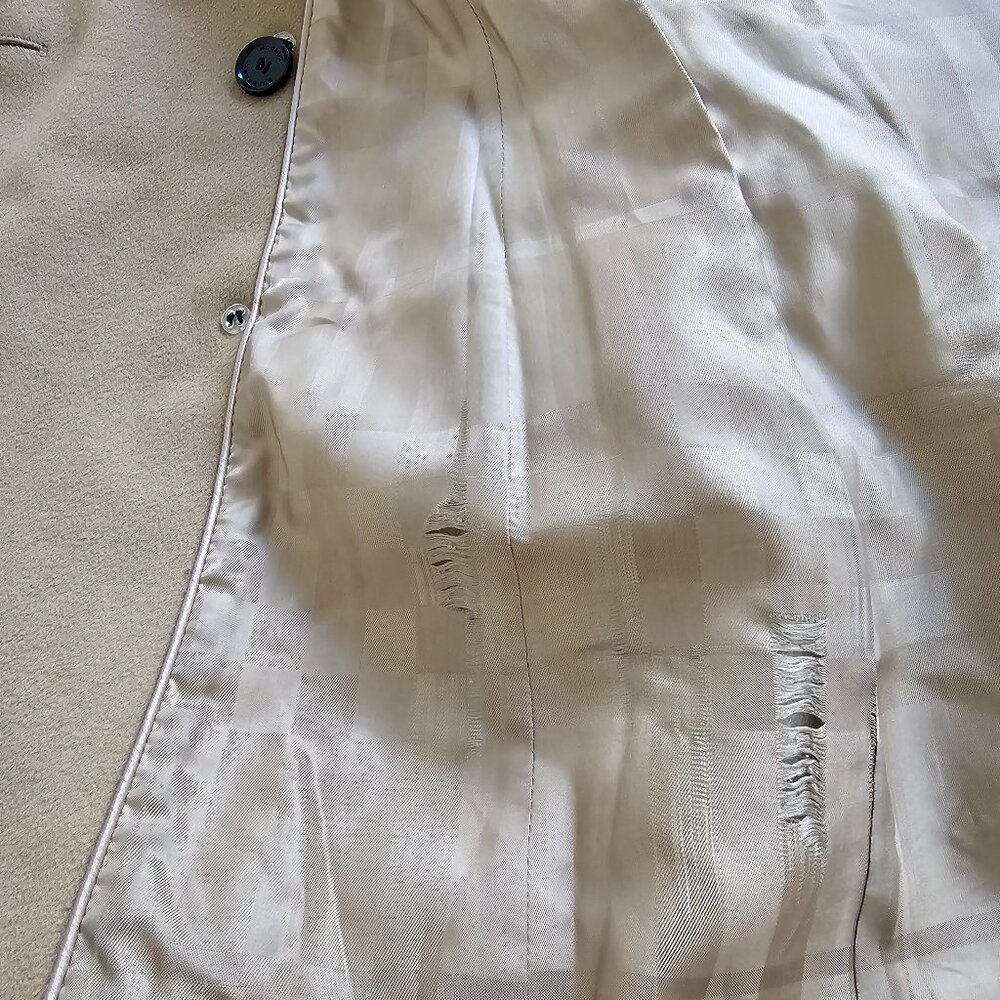 BURBERRY wool-cashmere trench coat - Picture 13 of 13